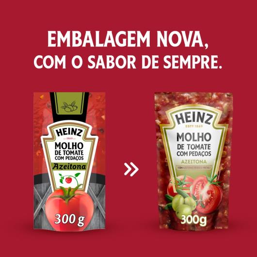 Molho de Tomate com Azeitona Heinz Sachê 300g - Imagem em destaque