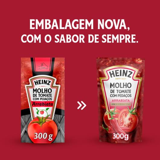 Molho de Tomate Arrabiata Heinz Sachê 300g - Imagem em destaque