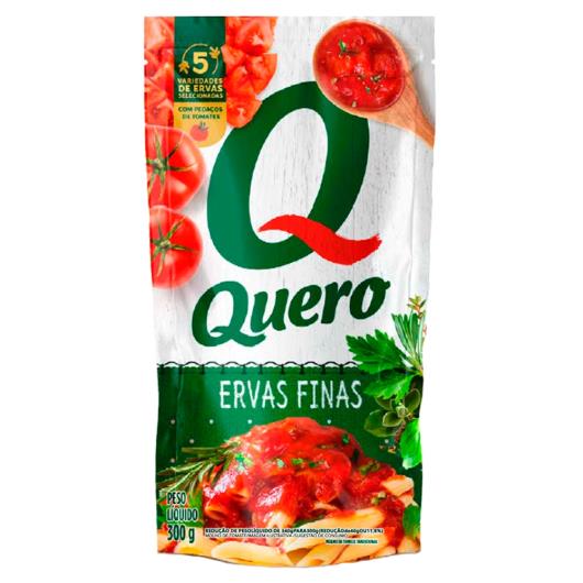 Molho de Tomate Quero Ervas Finas 300g - Imagem em destaque