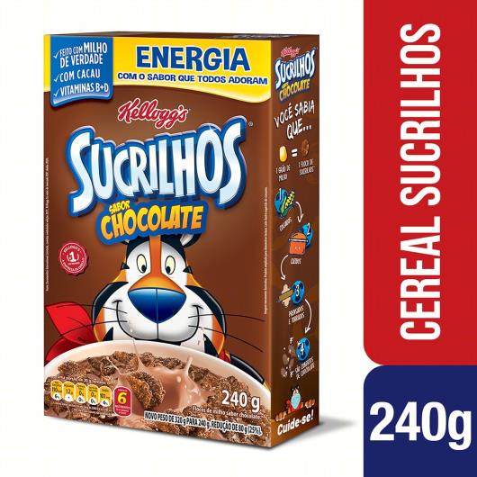 Cereal Matinal Chocolate Kellogg's Sucrilhos Caixa 240g - Imagem em destaque