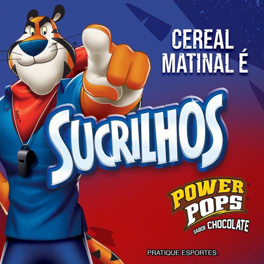 Cereal Matinal Chocolate Kellogg's Sucrilhos Power Pops Caixa 200g - Imagem em destaque