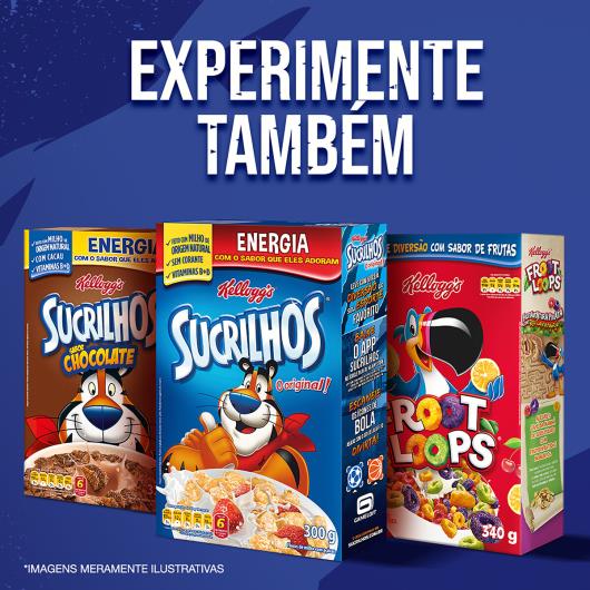 Cereal Matinal Chocolate Kellogg's Sucrilhos Power Pops Caixa 200g - Imagem em destaque