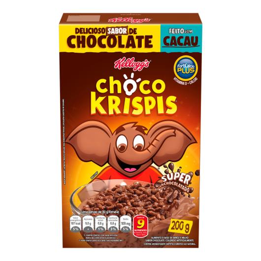Cereal Matinal Chocolate Kellogg's Choco Krispis Caixa 200g - Imagem em destaque
