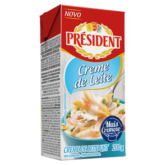 Creme de Leite UHT Homogeneizado Président Caixa 200g - Imagem em destaque