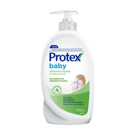 Sabonete Bebê Líquido da Cabeça aos Pés Protex Baby Frasco 400ml - Imagem em destaque