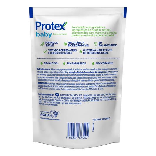 Sabonete Bebê Líquido de Glicerina da Cabeça aos Pés Protex Baby Sachê 180ml - Imagem em destaque