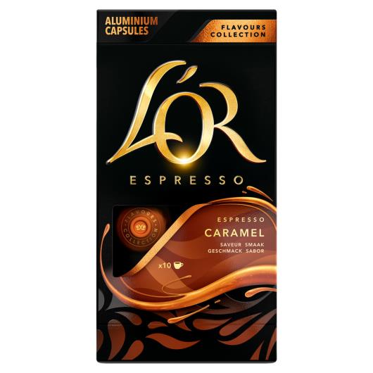 Café em Cápsula Torrado e Moído Espresso Caramelo L'or Flavours Collection Caixa 52g 10 Unidades - Imagem em destaque