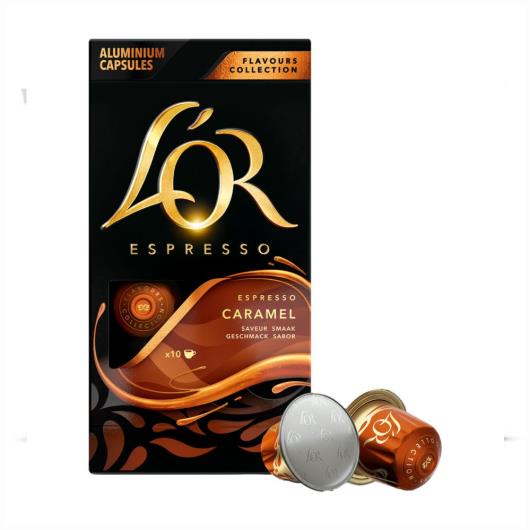 Café em Cápsula Torrado e Moído Espresso Caramelo L'or Flavours Collection Caixa 52g 10 Unidades - Imagem em destaque