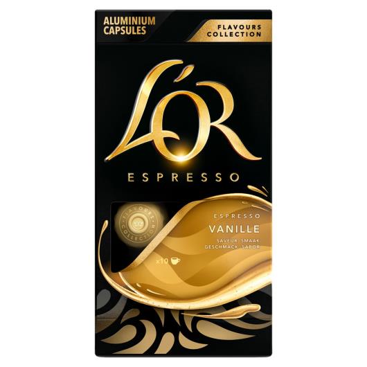 Café em Cápsula Torrado e Moído Espresso Baunilha L'or Flavours Collection Caixa 52g 10 Unidades - Imagem em destaque