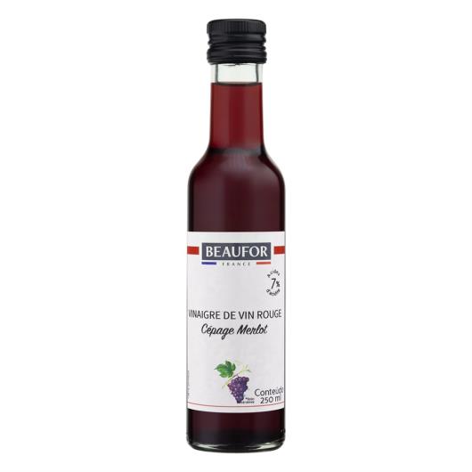 Vinagre de Vinho Tinto Merlot Beaufor Vidro 250ml - Imagem em destaque