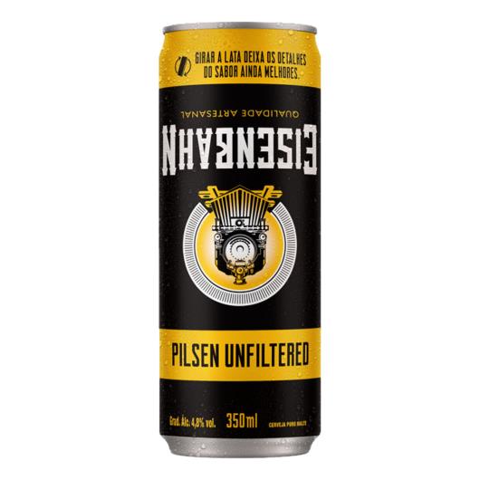 Cerveja Pilsen Puro Malte Unfiltered Eisenbahn Lata 350ml - Imagem em destaque