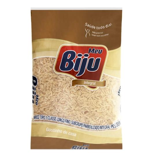 Arroz Parboilizado Tipo 1 Integral Meu Biju Pacote 1kg - Imagem em destaque