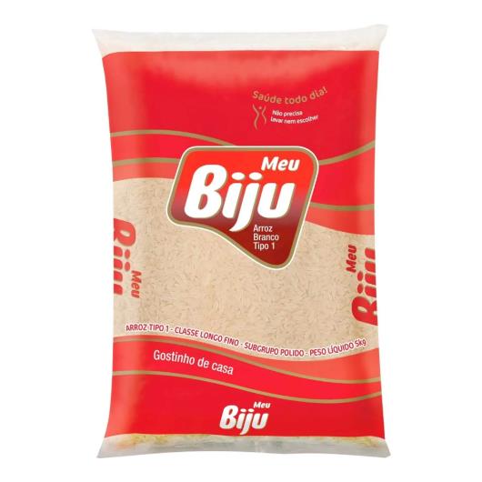 Arroz Branco Tipo 1 Meu Biju Pacote 5kg - Imagem em destaque