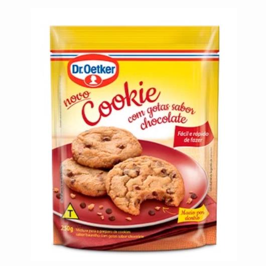 Mistura Cookie Com Gotas Sabor Chocolate DR. Oetker 250g - Imagem em destaque