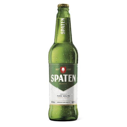 Cerveja Spaten Puro Malte 600ml Garrafa - Imagem em destaque
