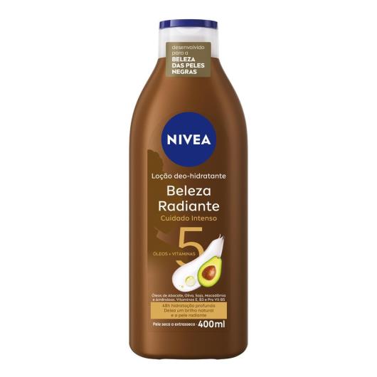 NIVEA Hidratante Desodorante Beleza Radiante Cuidado Intenso 400ml - Imagem em destaque