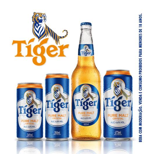 Cerveja Tiger Puro Malte Lata 350ml - Imagem em destaque