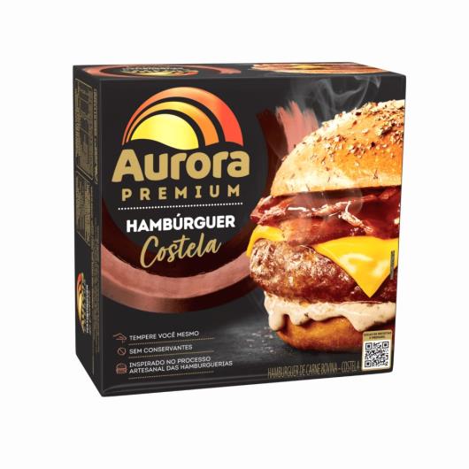 Hambúrguer Costela Aurora Premium 400g - Imagem em destaque