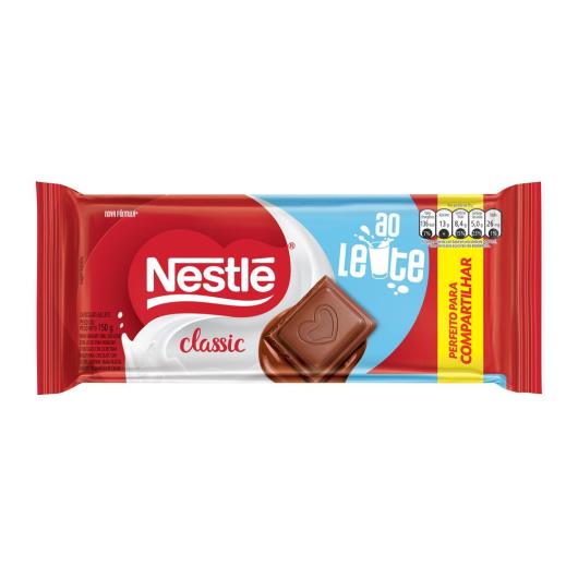 Chocolate NESTLÉ CLASSIC ao Leite 150g - Imagem em destaque