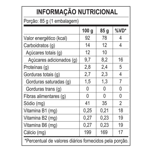 Iogurte Mamão, Maçã, Banana e Cereais Neston 3 Cereais 510g 6 Unidades - Imagem em destaque