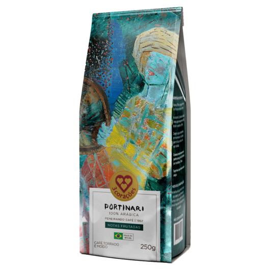 Café Torrado e Moído Peneirando Café 1957 3 Corações Portinari Pacote 250g - Imagem em destaque