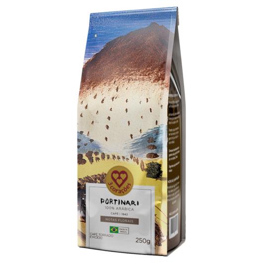 Café Torrado e Moído Café 1942 3 Corações Portinari Pacote 250g - Imagem em destaque