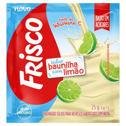 Refresco em Pó Baunilha com Limão Frisco Pacote 25g - Imagem em destaque