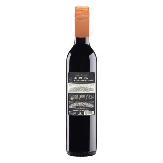 Vinho Brasileiro Tinto Suave Aurora Cabernet Sauvignon Campanha Gaúcha Garrafa 500ml - Imagem em destaque