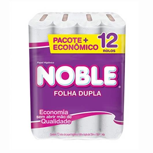 Papel Higiênico Noble Folha Dulpla 20m Pacote Econômico 12 Rolos - Imagem em destaque