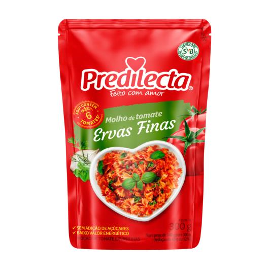 Molho de Tomate com Ervas Finas Predilecta Sachê 300g - Imagem em destaque