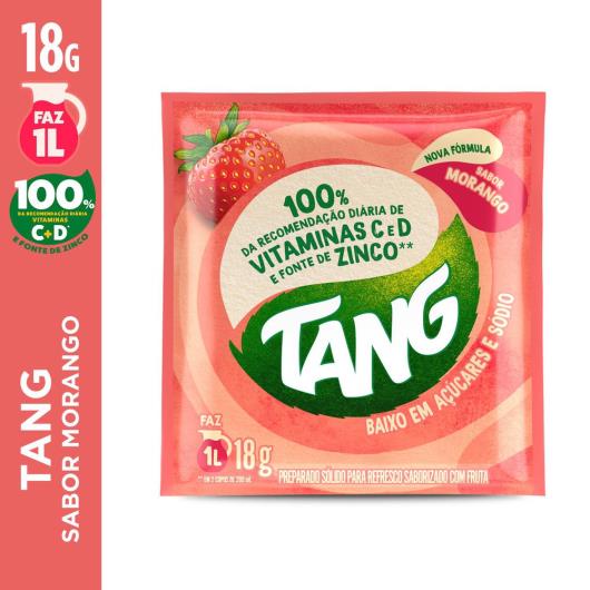 Refresco em Pó Tang Morango 18g - Imagem em destaque