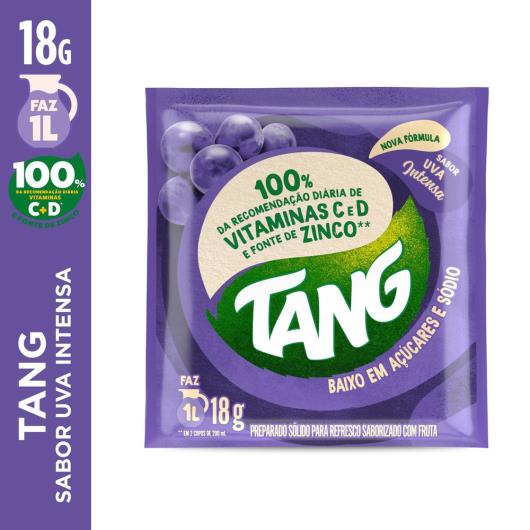 Refresco em Pó Uva Intensa Tang Pacote 18g - Imagem em destaque