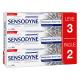 Pack Creme Dental Branqueador Extra Fresh Sensodyne Caixa 90g Cada Leve 3 Pague 2 Unidades - Imagem 7896015592776-01.png em miniatúra