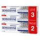 Pack Creme Dental Branqueador Extra Fresh Sensodyne Caixa 90g Cada Leve 3 Pague 2 Unidades - Imagem 7896015592776-02.png em miniatúra