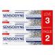 Pack Creme Dental Branqueador Extra Fresh Sensodyne Caixa 90g Cada Leve 3 Pague 2 Unidades - Imagem 7896015592776.png em miniatúra