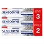 Pack Creme Dental Branqueador Extra Fresh Sensodyne Caixa 90g Cada Leve 3 Pague 2 Unidades