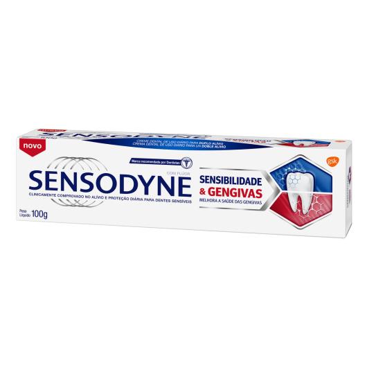 Creme Dental Sensodyne Sensibilidade & Gengivas Caixa 100g - Imagem em destaque
