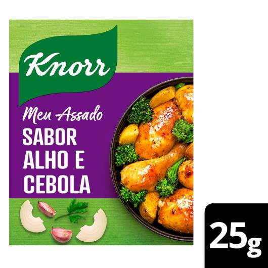Tempero Pó Alho e Cebola Knorr Meu Assado Pacote 25g - Imagem em destaque