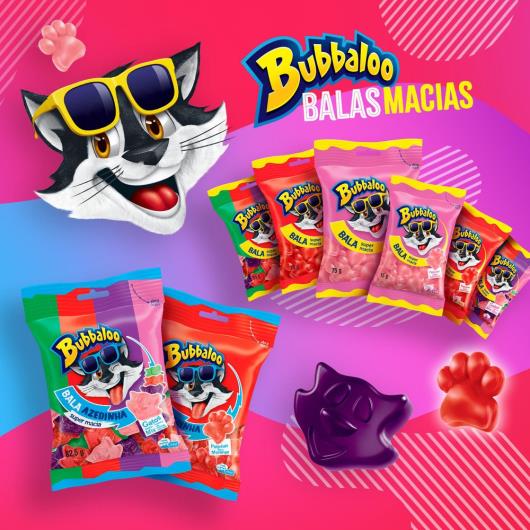 Bala Bubbaloo Tutti-Frutti 75g - Imagem em destaque