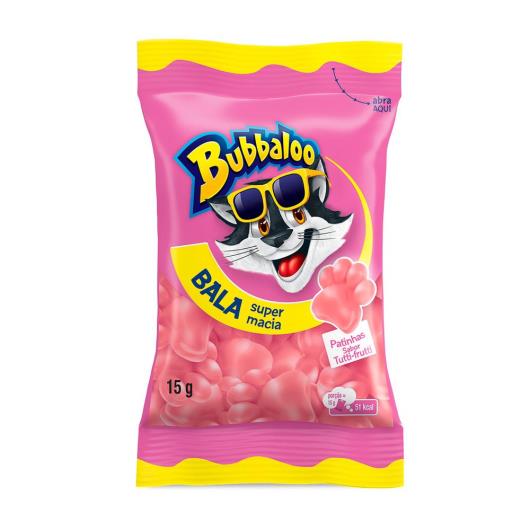 Bala Bubbaloo Tutti-Frutti 15g - Imagem em destaque