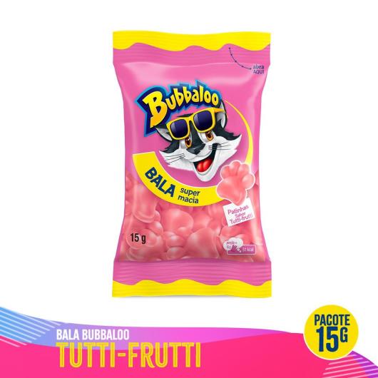 Bala Bubbaloo Tutti-Frutti 15g - Imagem em destaque