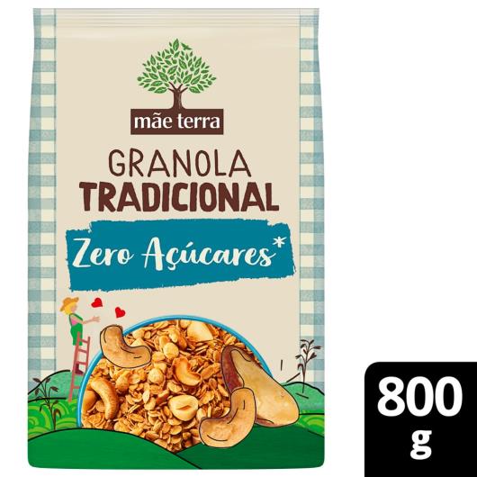 Granola Mãe Terra Tradicional Zero Açúcares 800g - Imagem em destaque