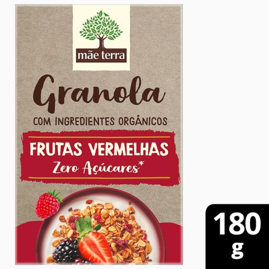 Granola Orgânica Frutas Vermelhas Mãe Terra Caixa 180g - Imagem em destaque