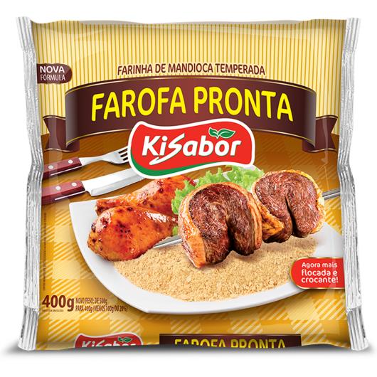 Farofa de Mandioca Pronta Kisabor 400g - Imagem em destaque