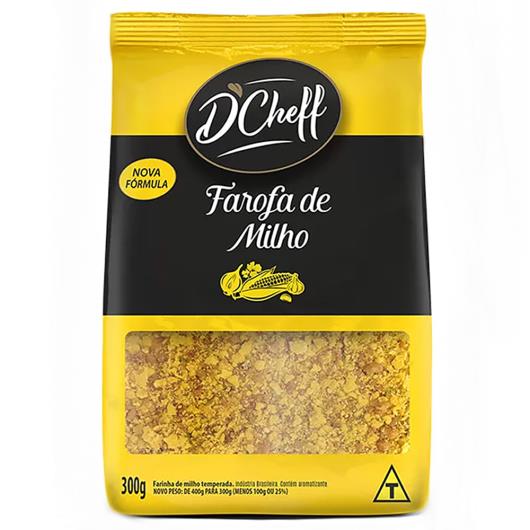 Farofa de Milho D'Cheff Pacote 300g - Imagem em destaque