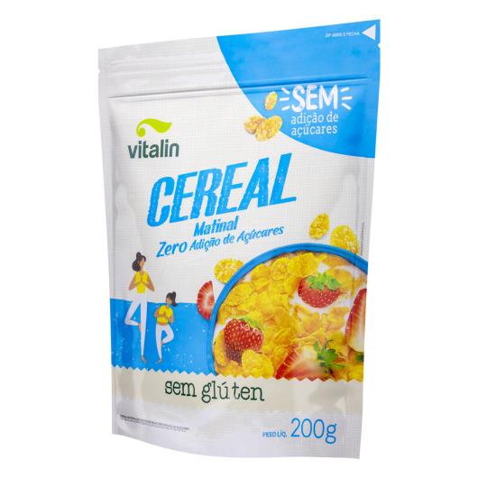 Cereal Matinal Tradicional Zero Lactose Vitalin Pouch 200g - Imagem em destaque