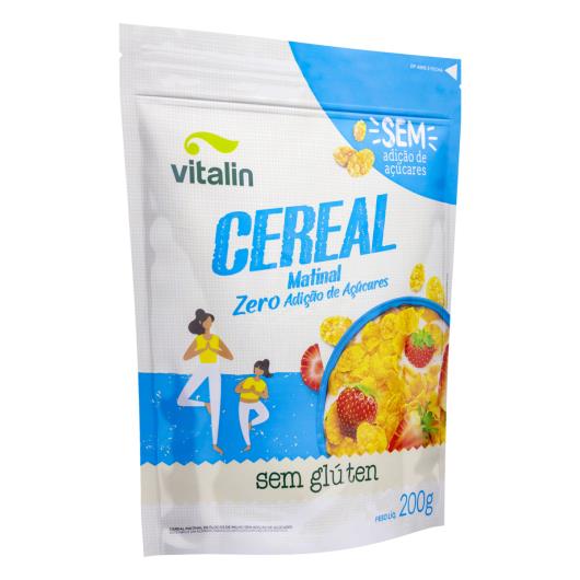 Cereal Matinal Tradicional Zero Lactose Vitalin Pouch 200g - Imagem em destaque