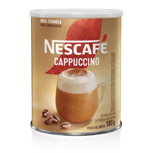 Café Solúvel NESCAFÉ CAPPUCCINO Tradicional Lata 180g - Imagem em destaque