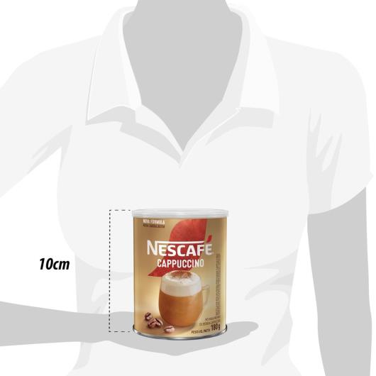 Café Solúvel NESCAFÉ CAPPUCCINO Tradicional Lata 180g - Imagem em destaque