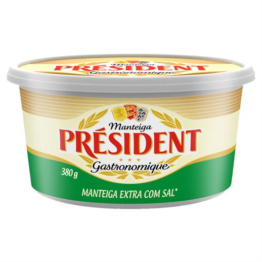 Manteiga gastronomique extra com sal Président 380g - Imagem em destaque